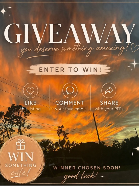 Accessories - Sunset Giveaway Graphic - Orange & Black